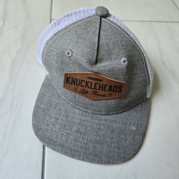 Knuckleheads Little Threads Boys Sz XS Trucker Snap Back Hat Ball Cap - Picture 1 of 8